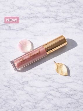 Too Faced Shimmery Naked Dolly Lip Gloss with Gold Cap
